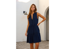 Blanco by Nature Women's Willow Tie Neck Tiered Dress