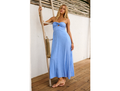 Blanco by Nature Women's Catalaya Twist Bust Bandeau Maxi Dress
