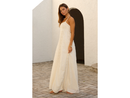 Blanco by Nature Women's Elodie Crochet Overlay Maxi Dress