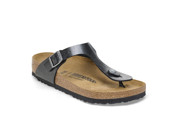 Birkenstock Gizeh Sandals Birko Flor BlueThong Leather Upper  Size 10 Gizeh Birko-Flor Patent in Color Patent Sky Blue  main image 4