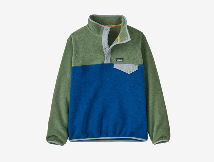 Patagonia Kids Lightweight Synchilla Snap T Fleece Pullover