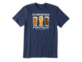 Life is Good Men's Crusher Tee - Diversified Portfolio Beer