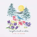 Life is Good Women's Long Sleeve Crusher Tee - Winter Crush