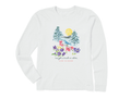 Life is Good Women's Long Sleeve Crusher Tee - Winter Crush