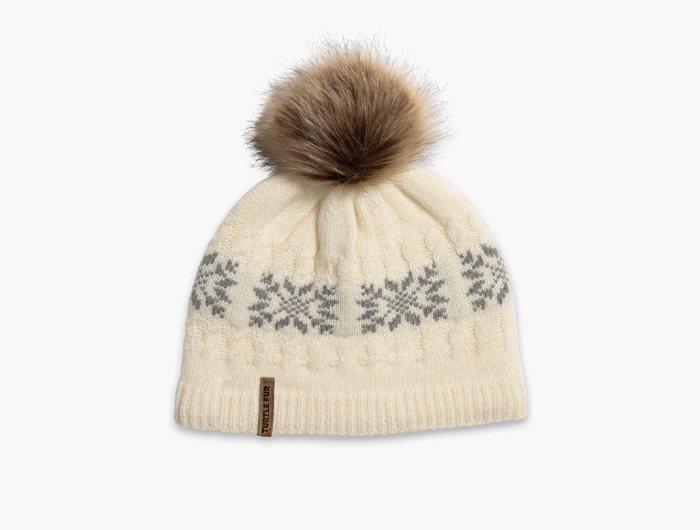 Turtle Fur Leira Faux Fur Pom Beanie