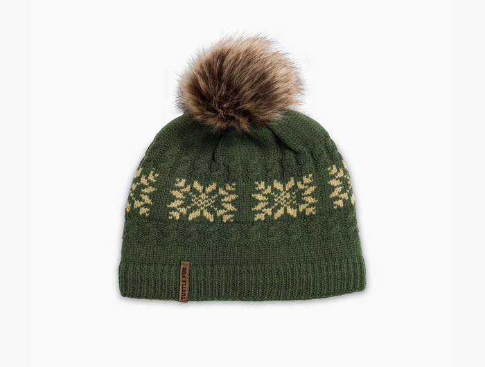 Turtle Fur Leira Faux Fur Pom Beanie