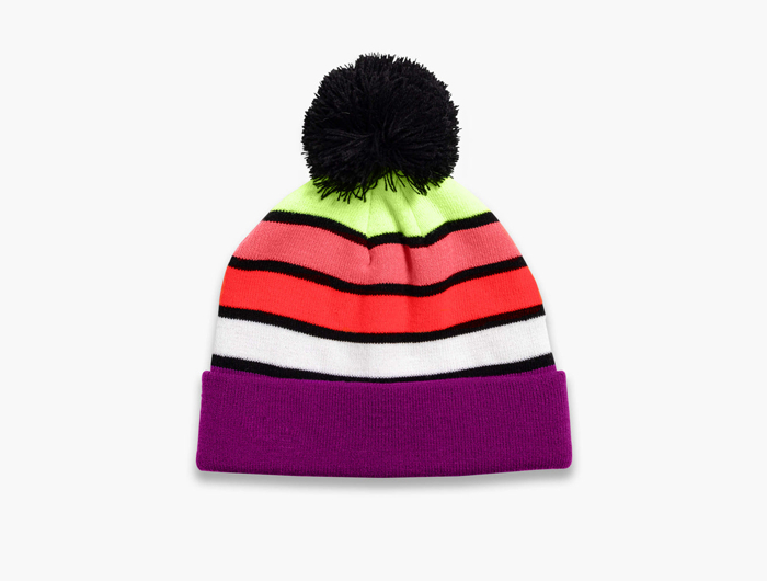 Turtle Fur Youth Rooftop Rave Pom Beanie