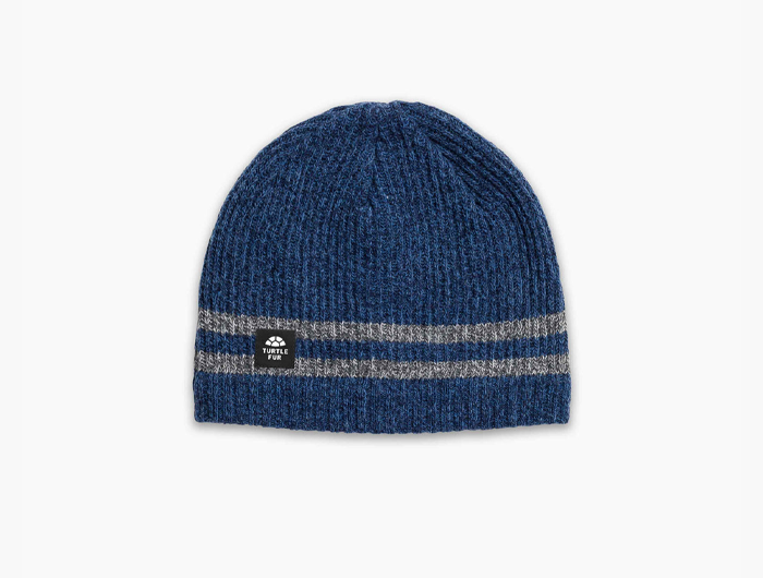 Turtle Fur Recycled Ocean Ragg Wool Mr. Happy Beanie