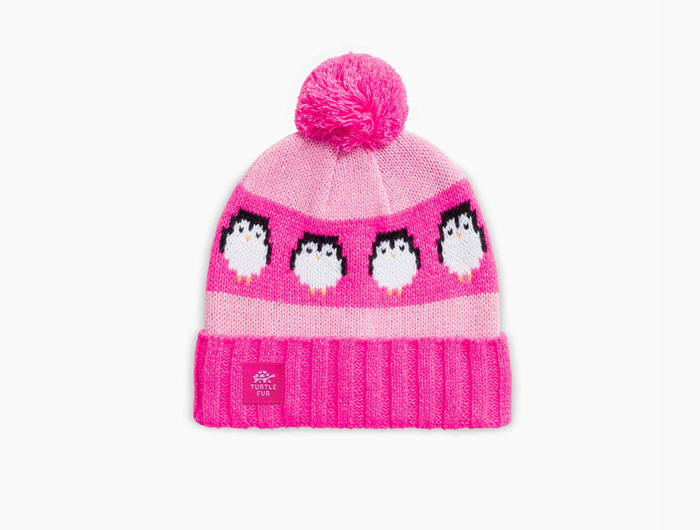 Turtle Fur Kids' Recycled Pengy Pom Beanie