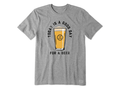 Life is Good Men's Crusher Tee - Good Day for a Beer