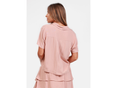 Salty Weekend Women's High Low Crop Shirt
