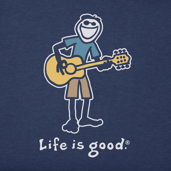 Life is Good Men's Crusher Tee - Guitar Jake