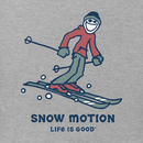 Life is Good Men's Long Sleeve Crusher Tee - Jake Snow Motion
