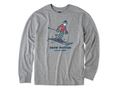Life is Good Men's Long Sleeve Crusher Tee - Jake Snow Motion