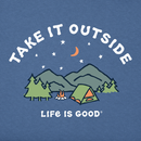 Life is Good Men's Crusher Tee - Take It Outside Camping