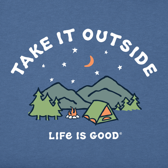 Life is Good Men's Crusher Tee - Take It Outside Camping