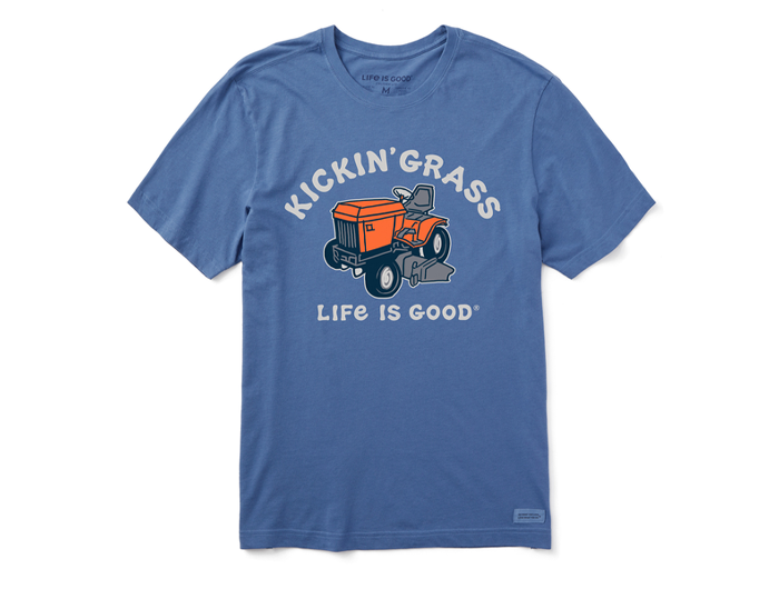 Life is Good Men's Crusher Tee - Kickin' Grass