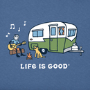 Life is Good Men's Crusher Tee - Jake and Rocket Camper Music
