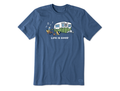 Life is Good Men's Crusher Tee - Jake and Rocket Camper Music