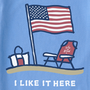 Life is Good Women's Crusher Tee - I Like It Here America