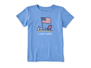 Life is Good Women's Crusher Tee - I Like It Here America