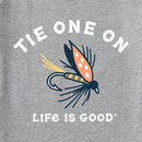 Life is Good Men's Long Sleeve Crusher Tee - Tie One On