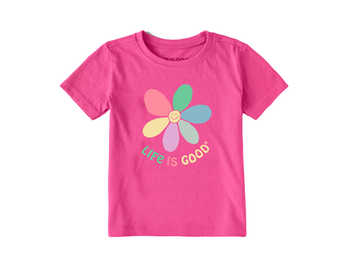Life is Good Toddler Crusher Tee - Happy Daisy
