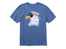 Life is Good Men's Crusher Lite Tee - Patriotic Eagle