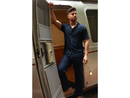 Salty Weekend Men's Solid Linen Short Sleeve Button Down Shirt