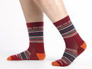 Wide Open by Darn Tough Men's Multi Stripe Cushioned Micro Crew Socks