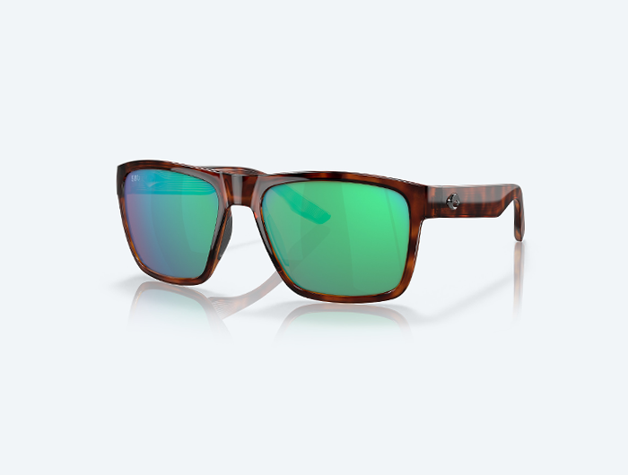 Costa Del Mar Piper Sunglasses Shiny Gold/Green Mirror 580G