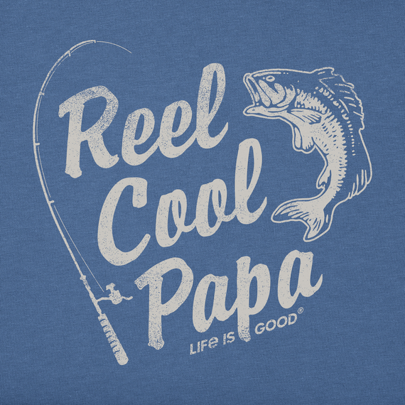 Life is Good Men's Crusher Tee - Reel Cool Papa