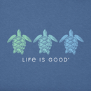 Life is Good Women's Crusher Vee - Tres Turtles