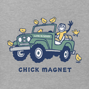 Life is Good Men's Crusher Tee - Chick Magnet ATV