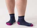 Wide Open by Darn Tough Women's Single Stripe Cushioned Quarter Socks