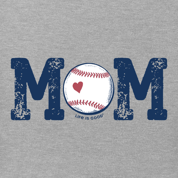 Life Is Good Women's Crusher Lite Vee - Baseball Mom