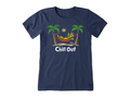 Life is Good x Dr. Seuss Women's Crusher Tee - Chill Out Grinch Hammock