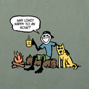 Life is Good Men's Crusher Tee - Jake and Rocket Happy Hour Comic