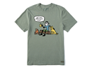 Life is Good Men's Crusher Tee - Jake and Rocket Happy Hour Comic