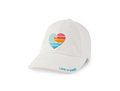 Life is Good Sunwashed Chill Cap - LIG Wave Heart Icon