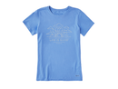 Life is Good Women's Crusher Tee - Sunflower Sunrise