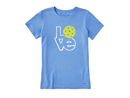 Life is Good Women's Crusher Tee - Love Pickleball