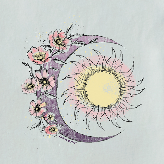 Life is Good Women's Crusher Tee - Moon Flower