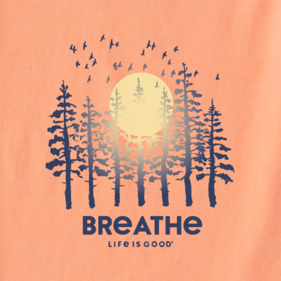 Life is Good Women's Crusher Tee - Breathe Forest