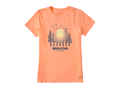 Life is Good Women's Crusher Tee - Breathe Forest
