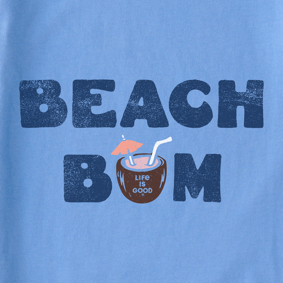 Life is Good Women's Crusher Lite Tee - Beach Bum Tropical Drink