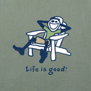 Life is Good Men's Crusher Tee - Adirondack Jake