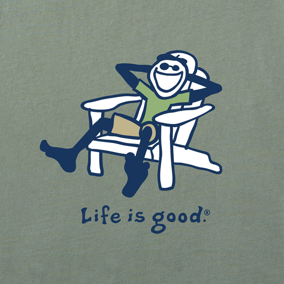 Life is Good Men's Crusher Tee - Adirondack Jake