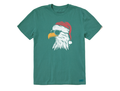 Life is Good Men's Crusher Tee - Holiday Eagle