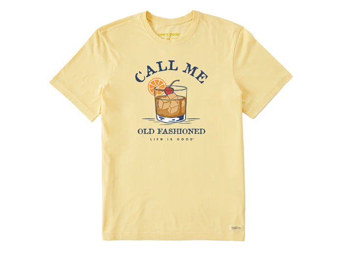 Life is Good Men's Crusher Tee - Call Me Old Fashioned